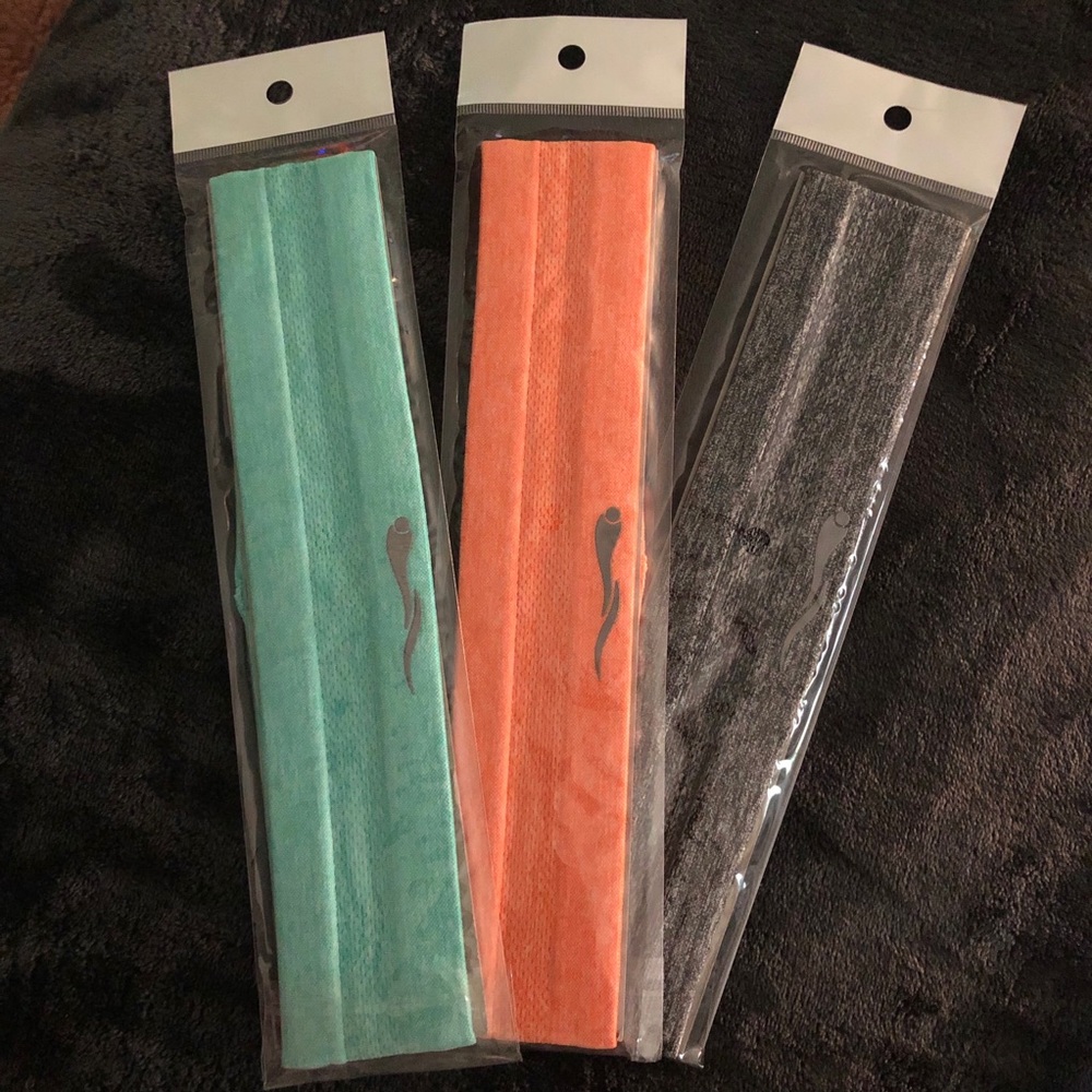 3 LuckyGo No Slip Headbands